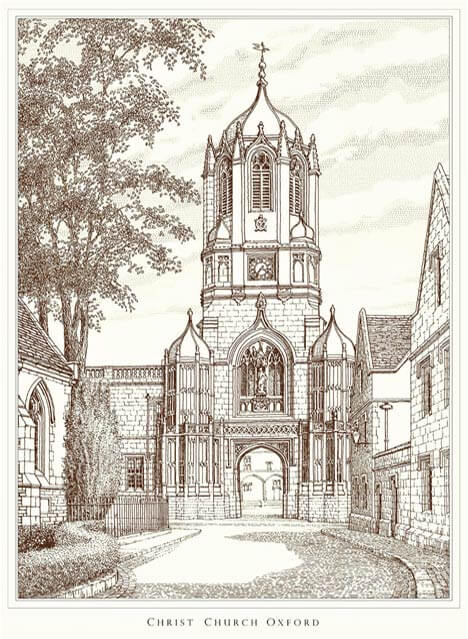 christ church oxford print