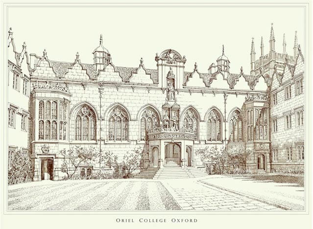oriel college oxford print