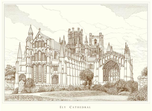 ely cathedral print