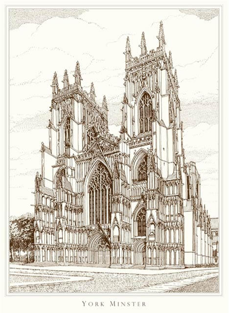 york minster print