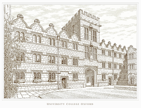 university college oxford print