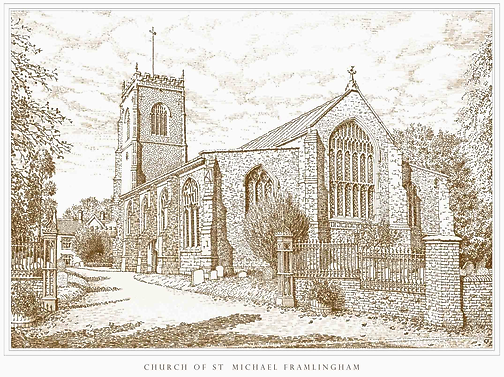 Framlingham Church Print